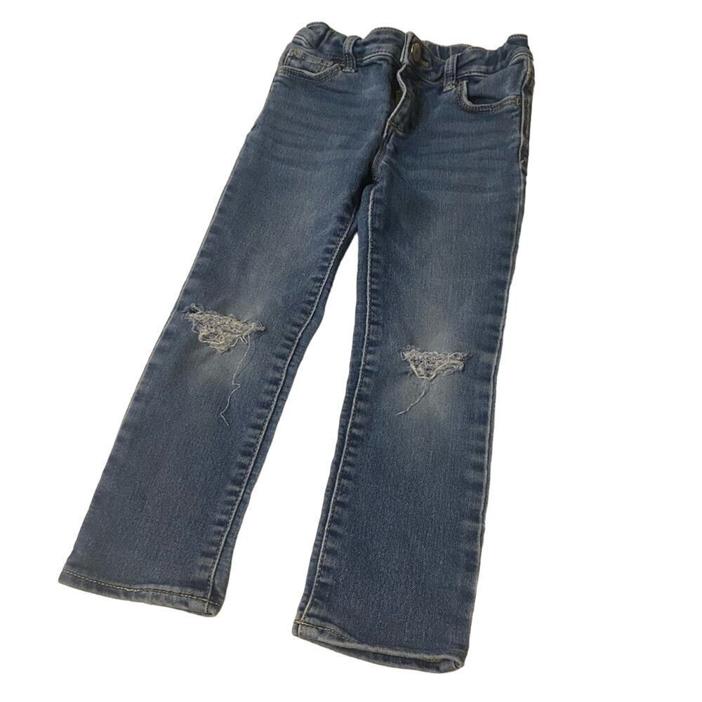 Gap Kids Skinny Fit Jeans sz 4 Distressed Jeans Skinny Fit 4T